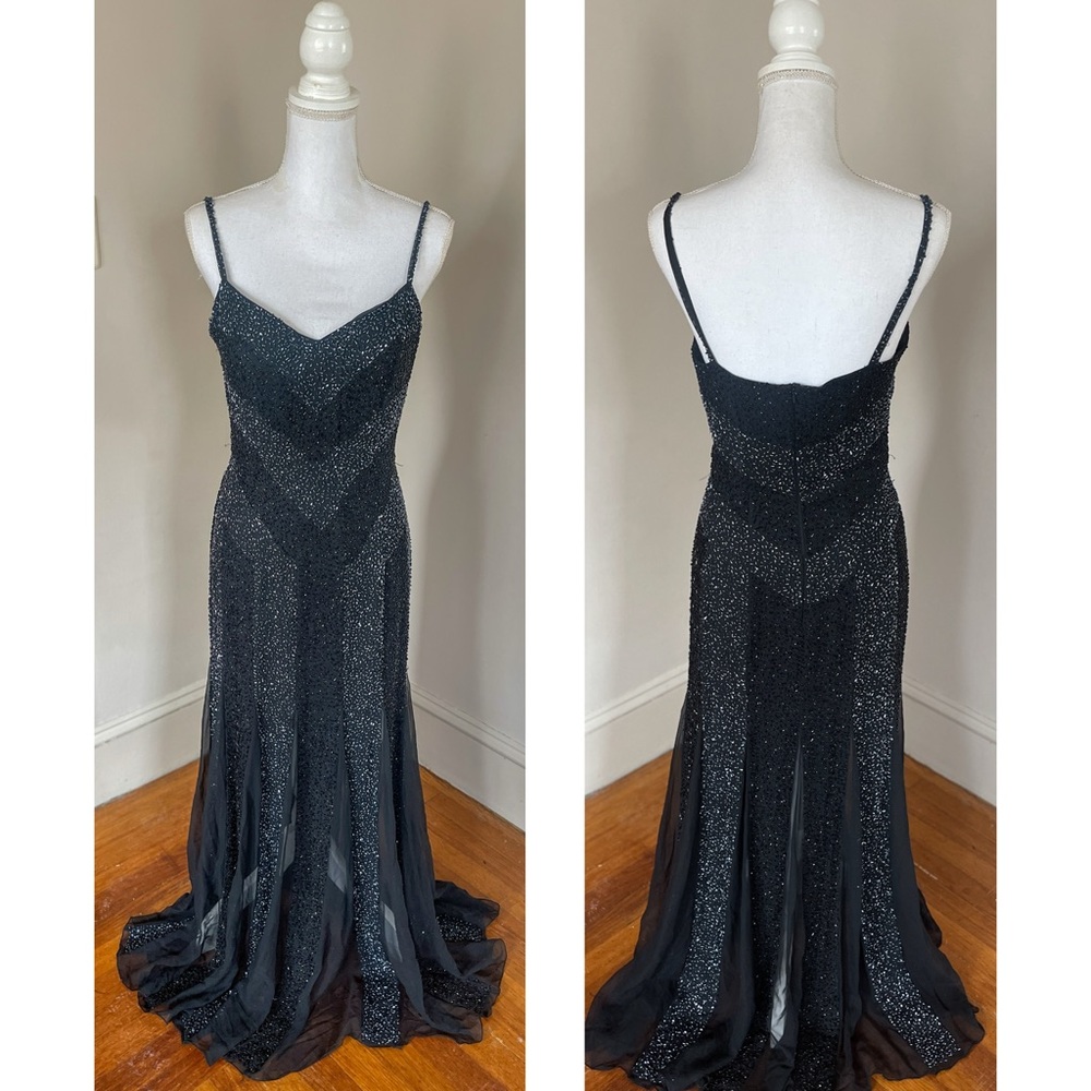 LA FEMME | Silk Parisian Evening Gown
